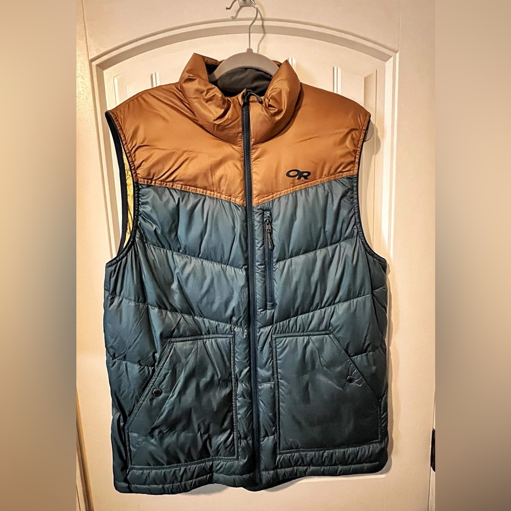 Outdoor Research Transcendent Down Vest Sz XL